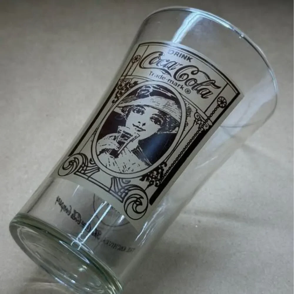 Set of 6 Vintage Coca-Cola 1940s Style Advertising Drinking Glasses
